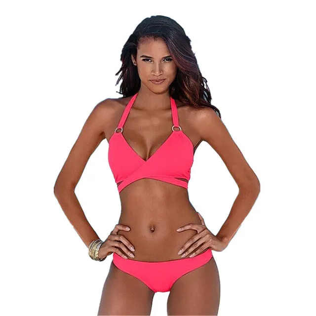 2016 New Sexy Bikinis Swimsuit Bathing Suit Bikini Summer Bikinis Women Swimwear Biquini Tankini Set Monokini BJ292