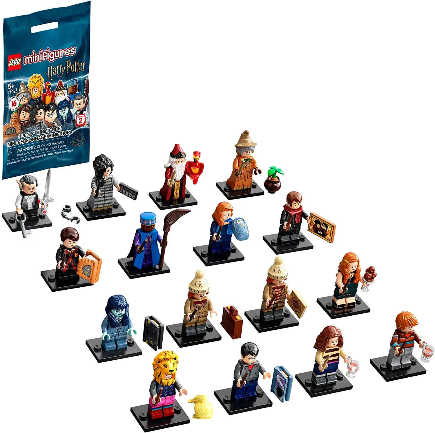 71028 LEGO® Minifigures Harry Potter™ Series 2 (One Random Figure Per Order)