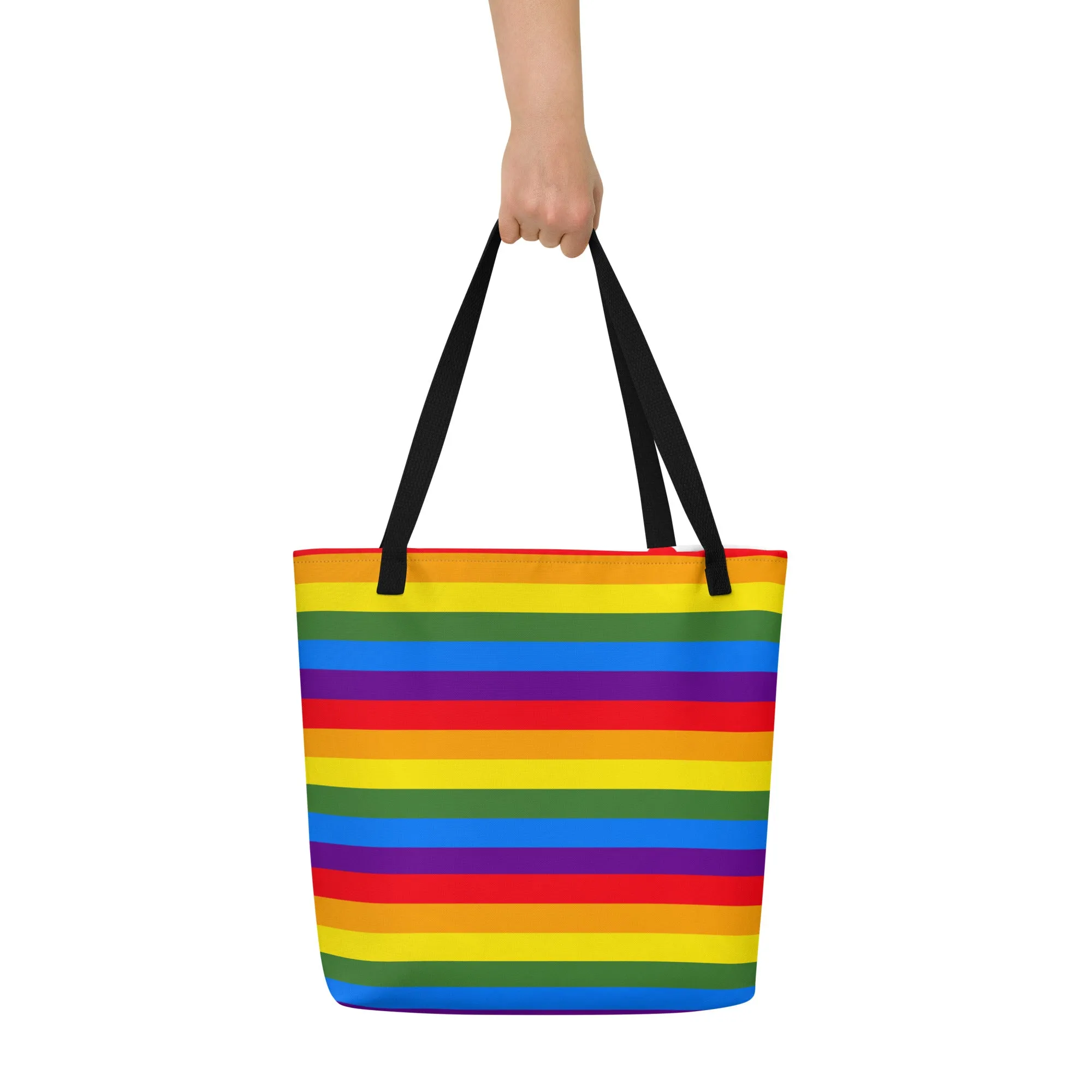 All-Over Print Large Tote Bag - Multi Colors