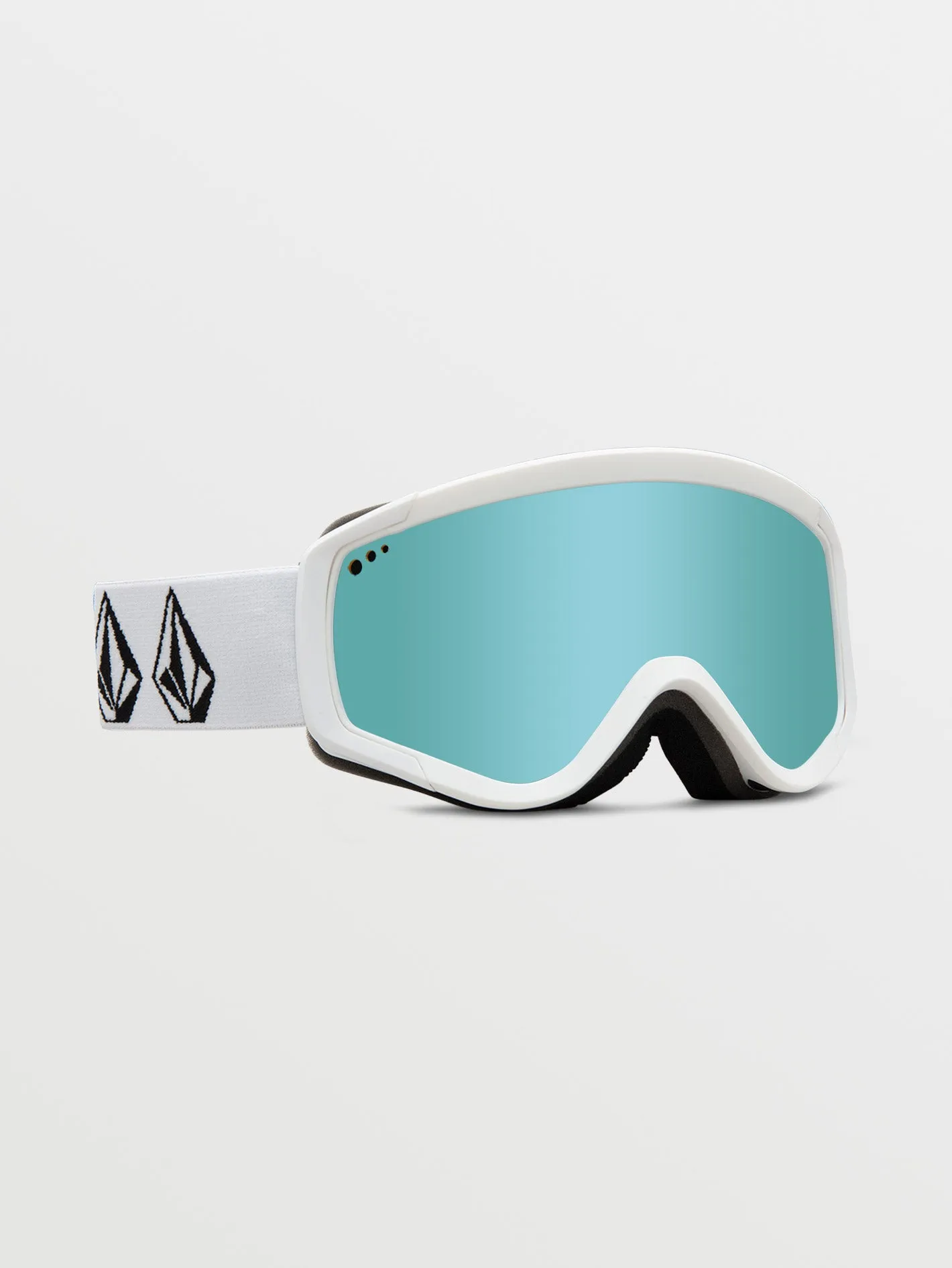 Attunga Youth Goggle - Matte White Stone / Ice Chrome