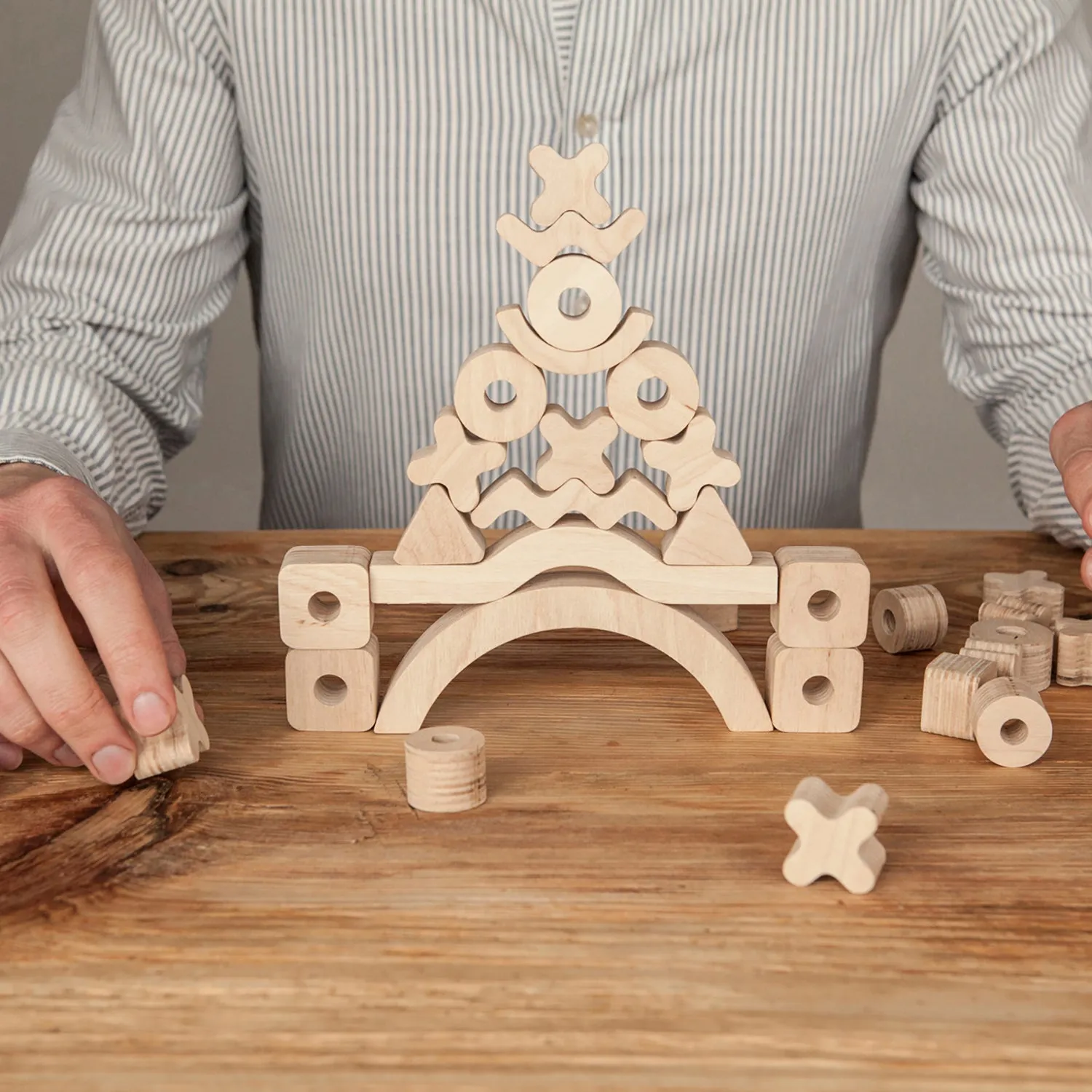 babai Wooden Board Balancing Game "Creative Balancer"