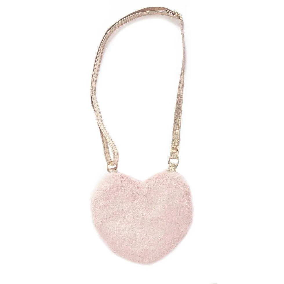 Bag | Fluffy Heart Bag | Rockahula Kids