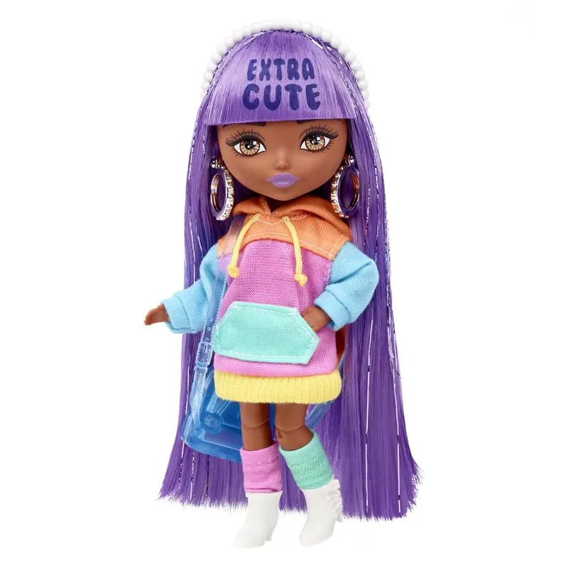 Barbie Extra Minis Doll Colour Block Hoodie