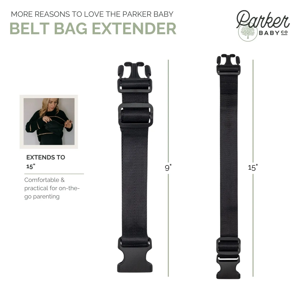 Belt Bag Extension - Black