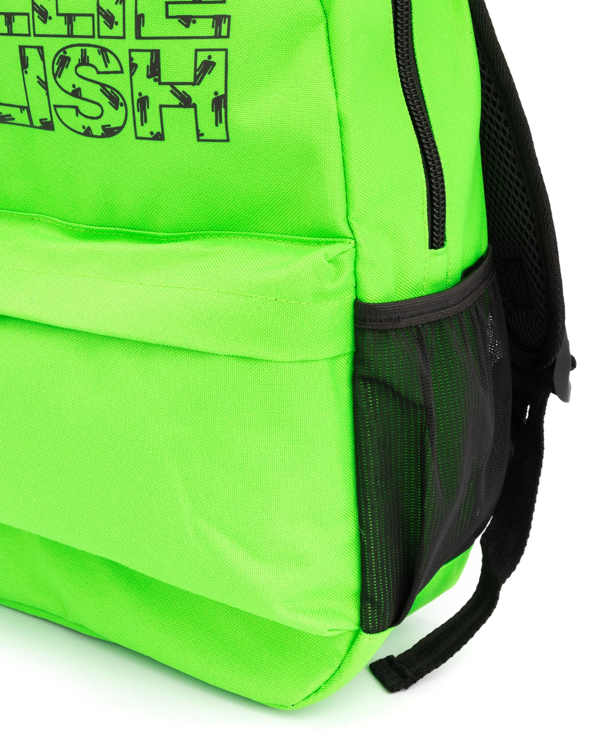 Billie Eilish Backpack Rock Sax Blohsh Bad Guy Music Green Rucksack School Bag