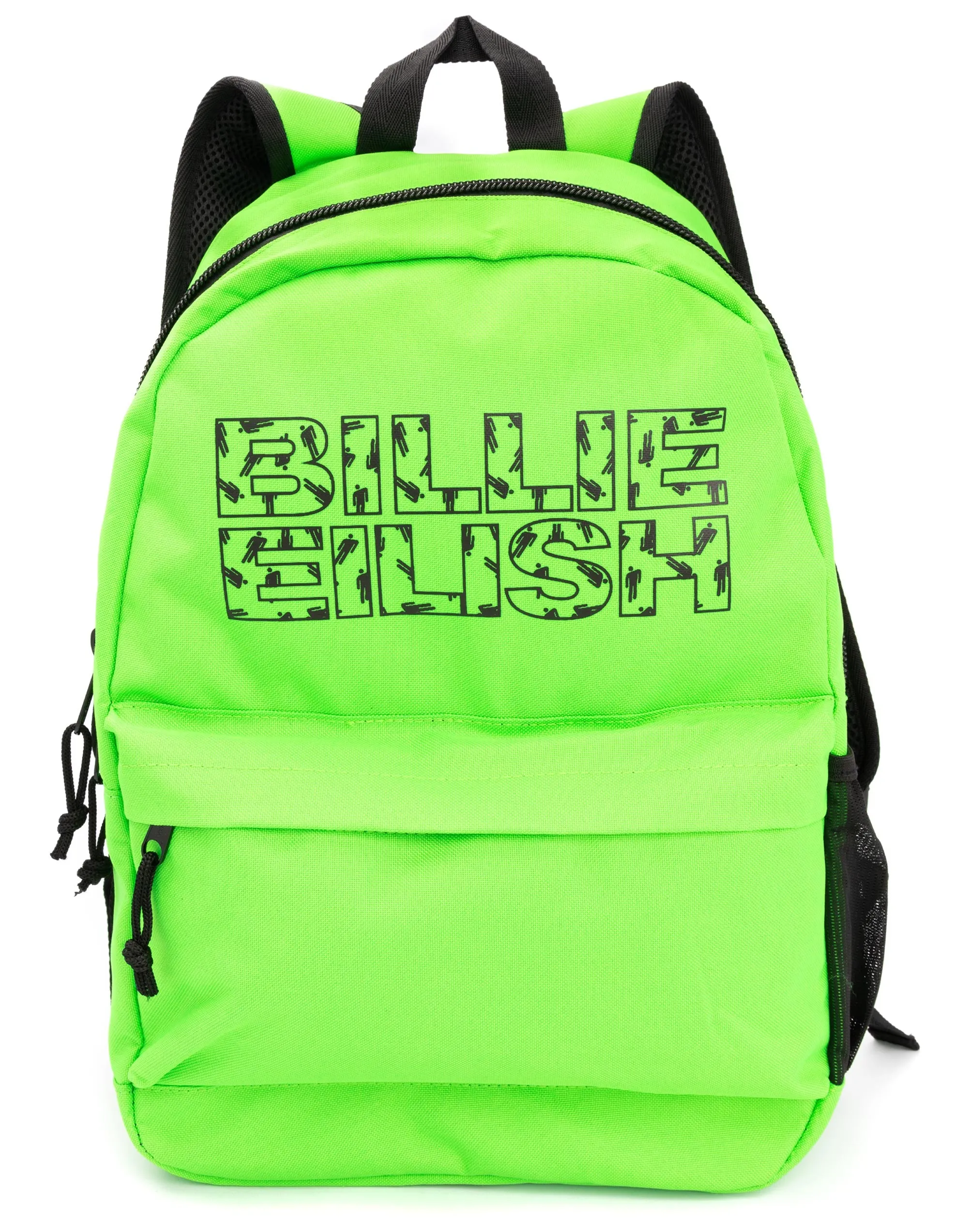 Billie Eilish Backpack Rock Sax Blohsh Bad Guy Music Green Rucksack School Bag