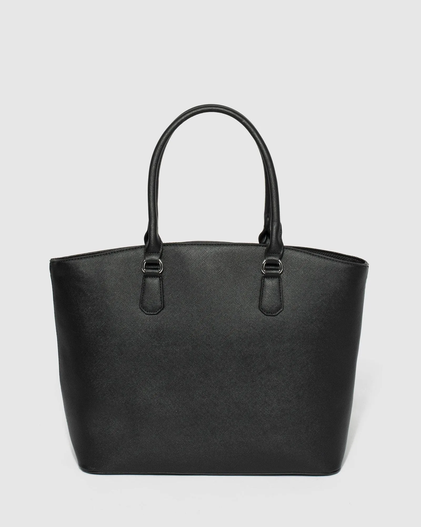 Black Gustava Tag Tote Bag