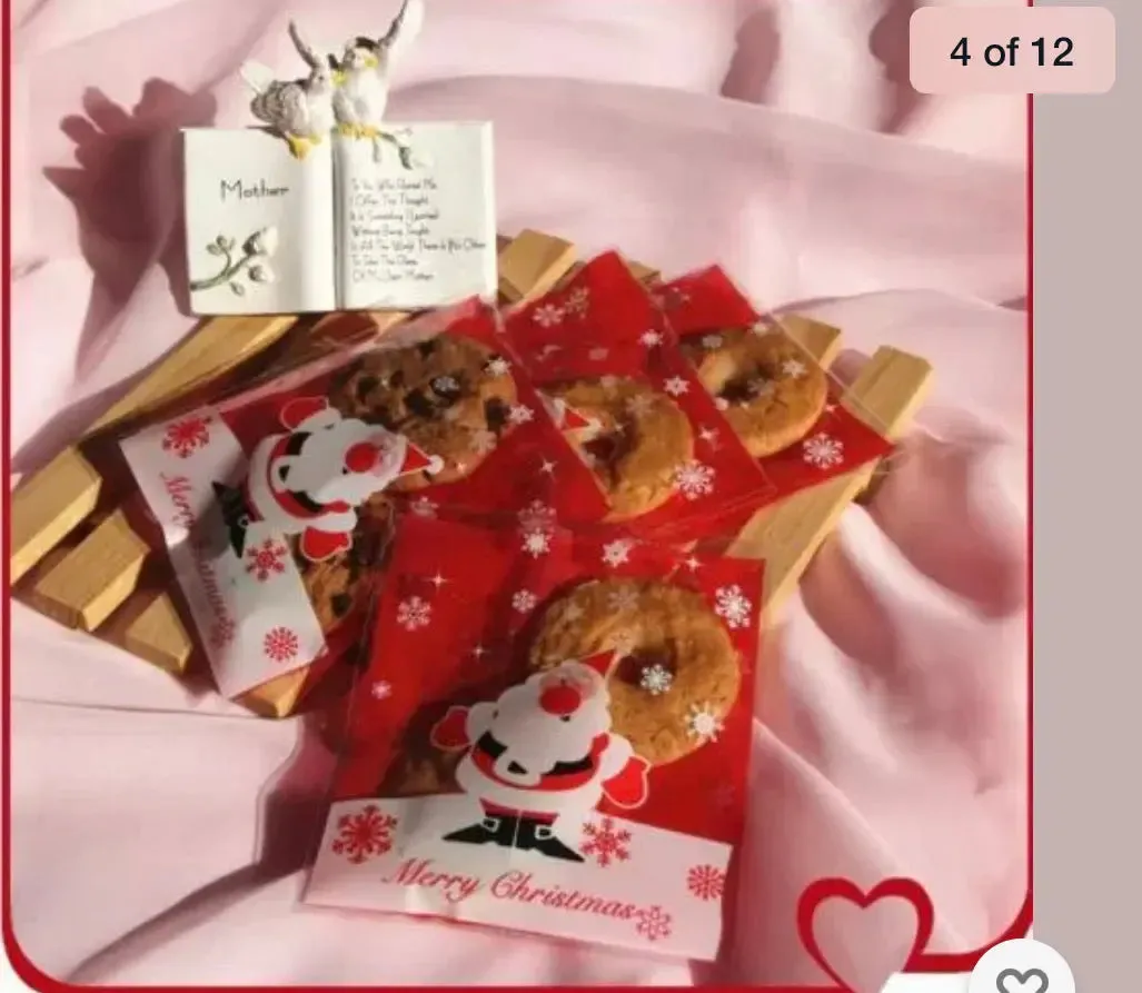 Christmas Gift Bag Cookie Candy Bag x 20 pcs