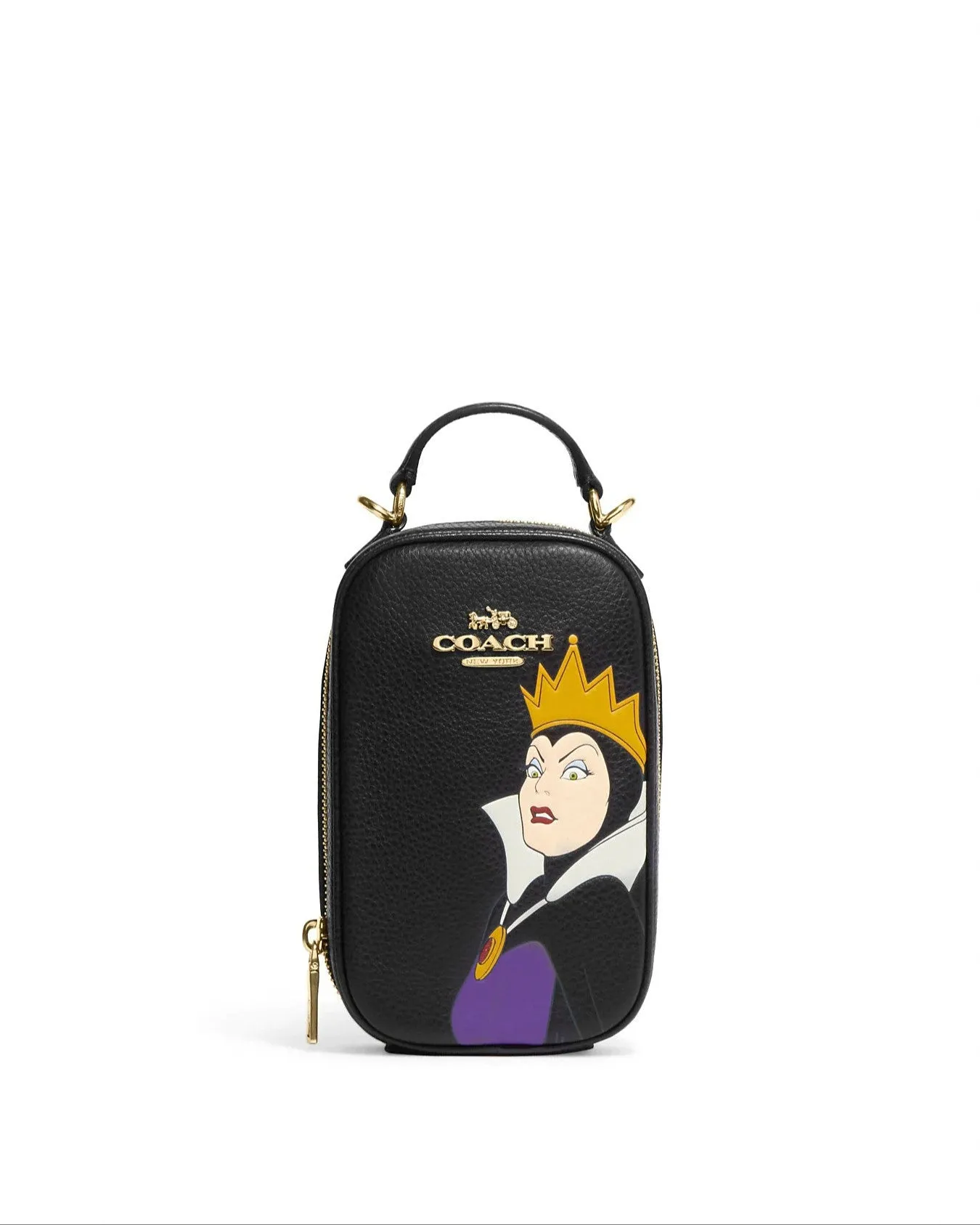 Coach Disney X Coach Eva Phone Crossbody With Evil Queen Motif