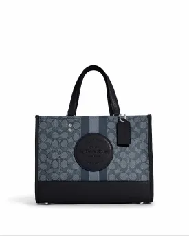 Coach Women's Denim & Midnight Navy Multi Dempsey Carryall In Signature Jacquard With Stripe And Coach Patch