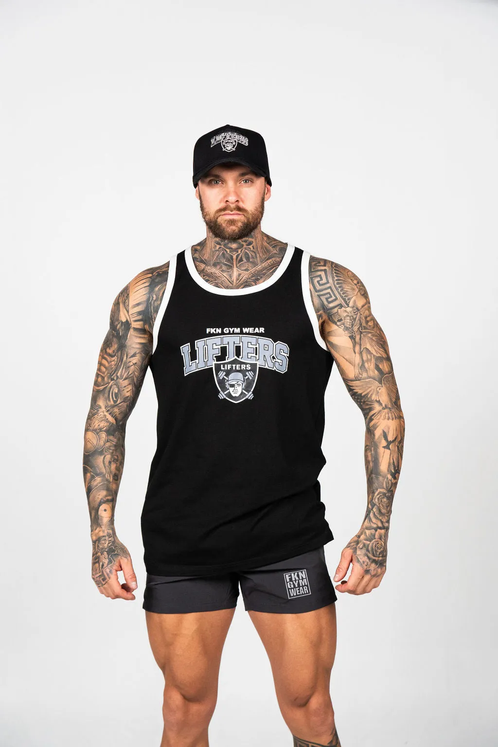 Conquer | Men's LIFTERS Gym Singlet | Black