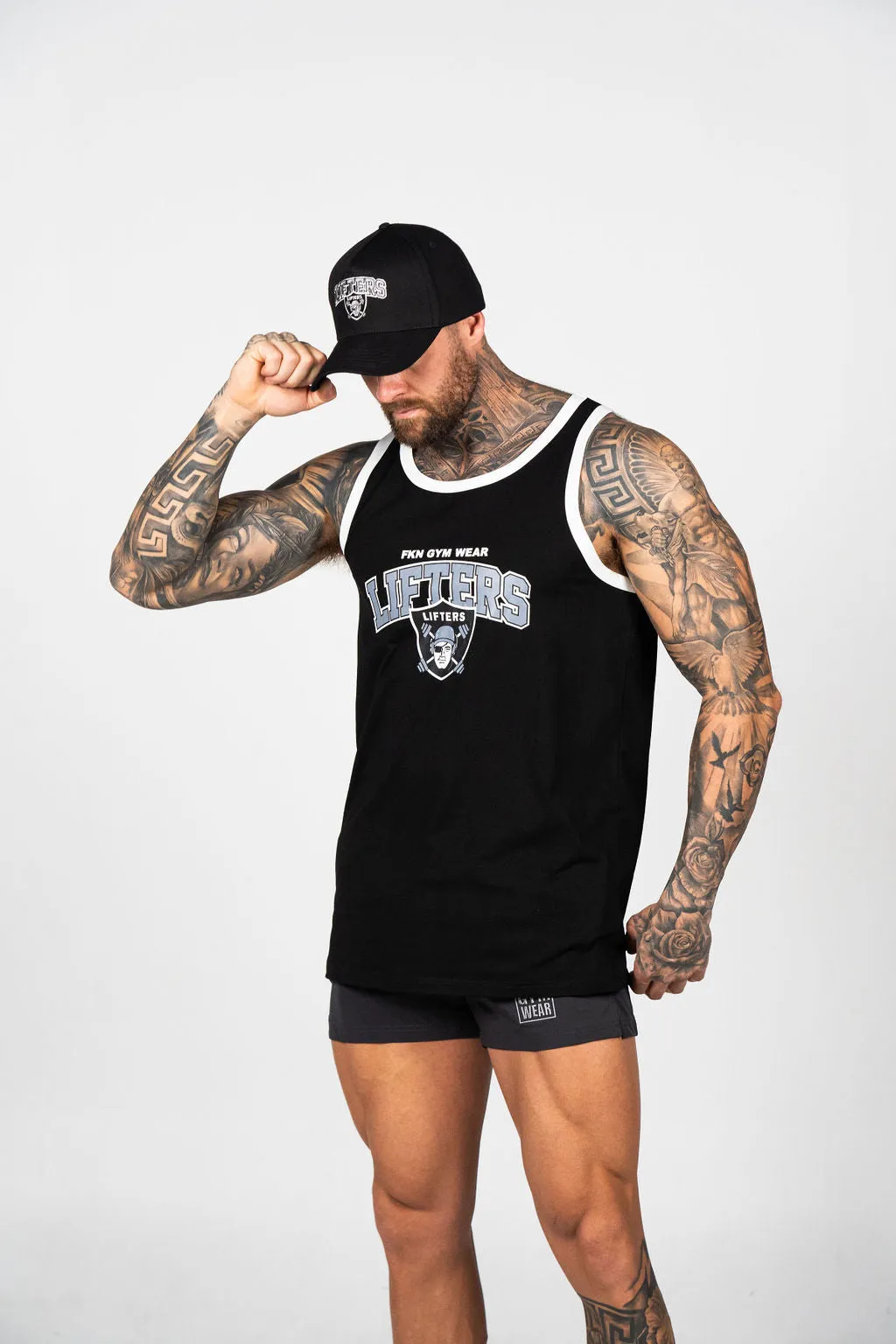 Conquer | Men's LIFTERS Gym Singlet | Black