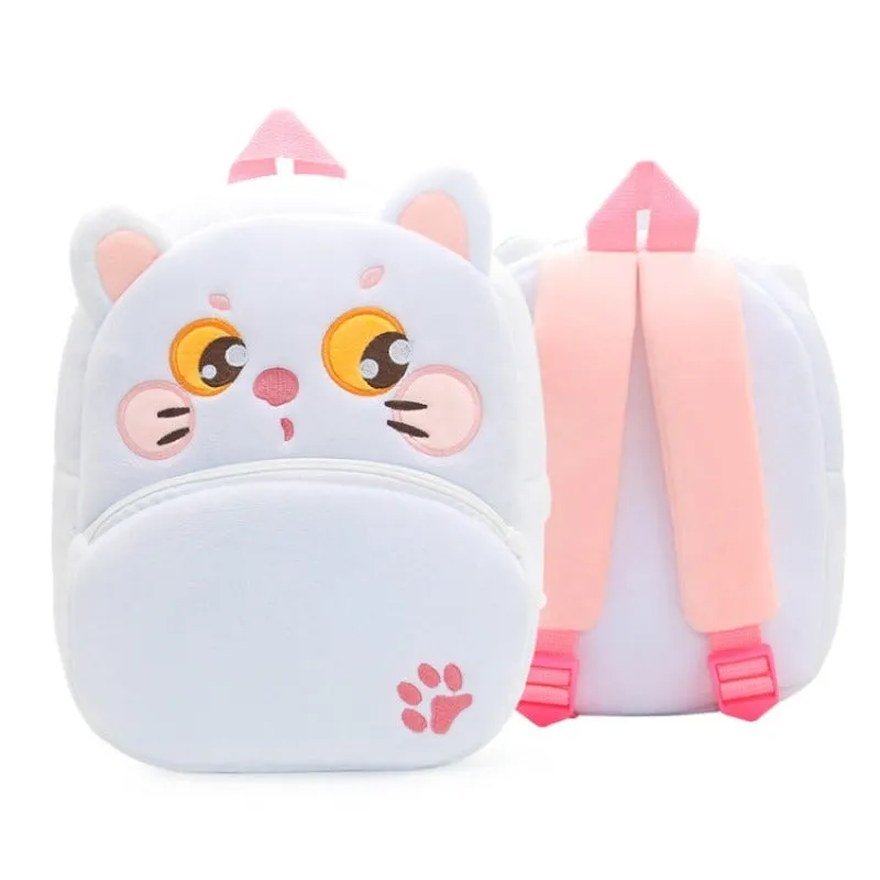 Cute White Kitty Shoulder Backpack