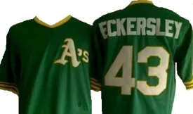 Dennis Eckersley Oakland Athletics Throwback Jersey