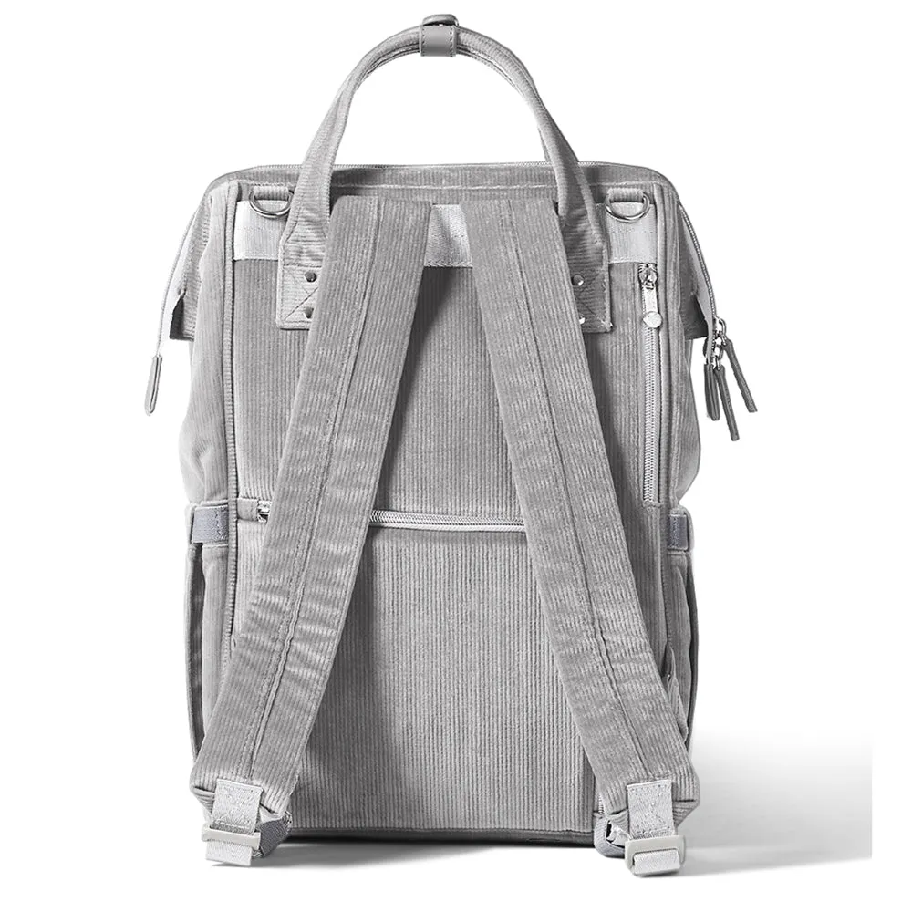 Diaper Bag Corduroy - Grey