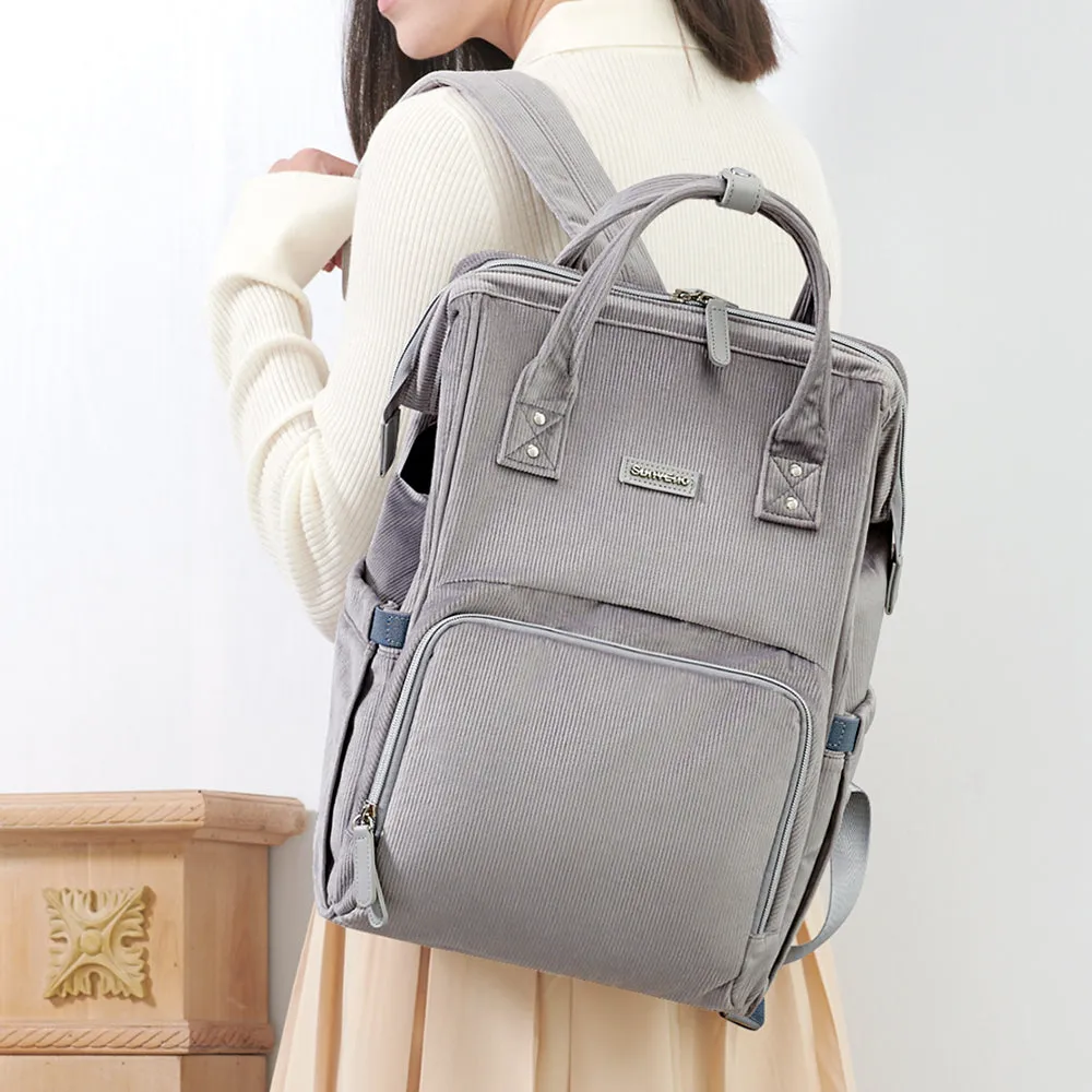 Diaper Bag Corduroy - Grey