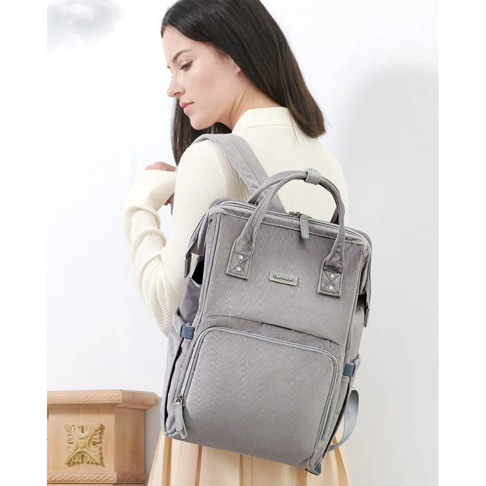 Diaper Bag Corduroy - Grey