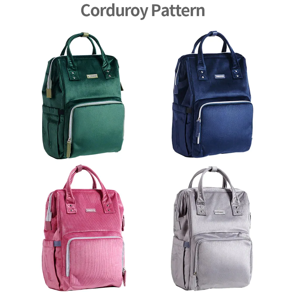 Diaper Bag Corduroy - Pink