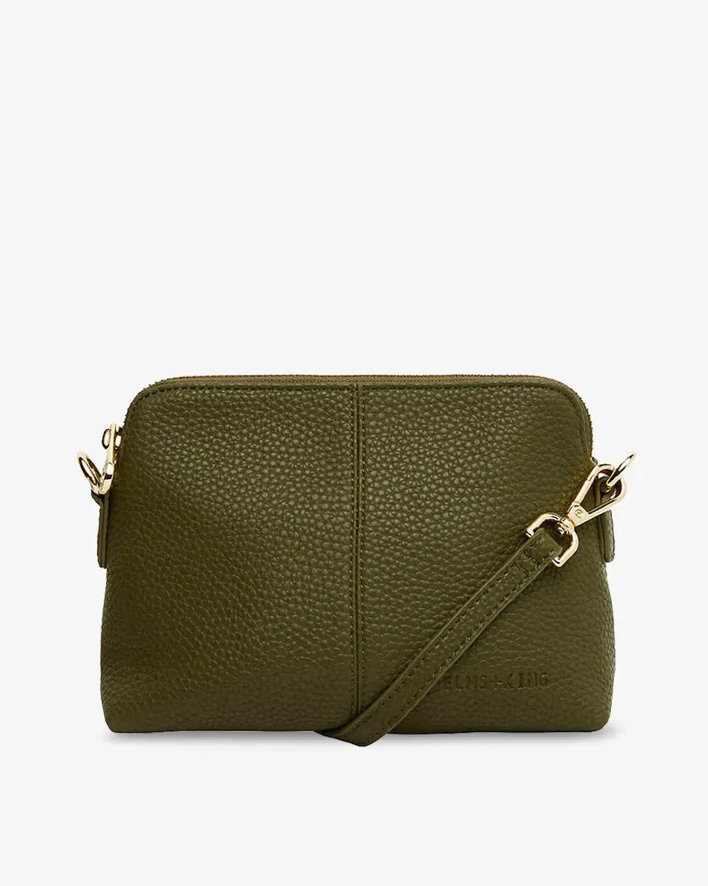 Elms   King Burbank Crossbody Bag in Khaki