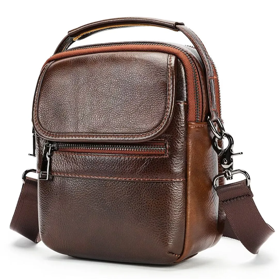 Fashionable Frontier Men's Leather Bag