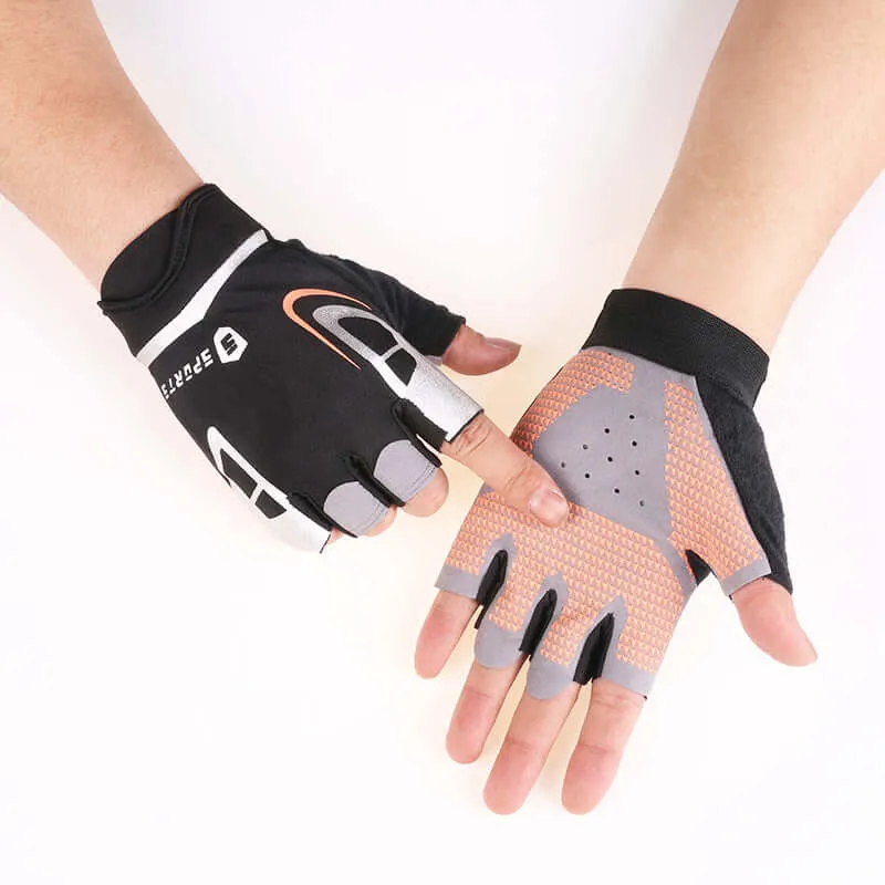 Fitness gloves non-slip half finger breathable sports gloves