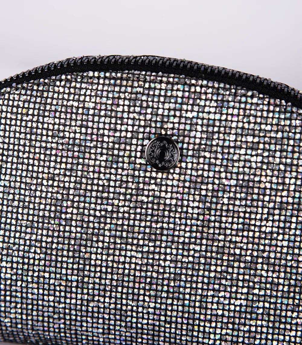 Float Glitter Pouch Black