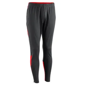 Football training trousers for women/men Kipsta Viralto Club, grey/red