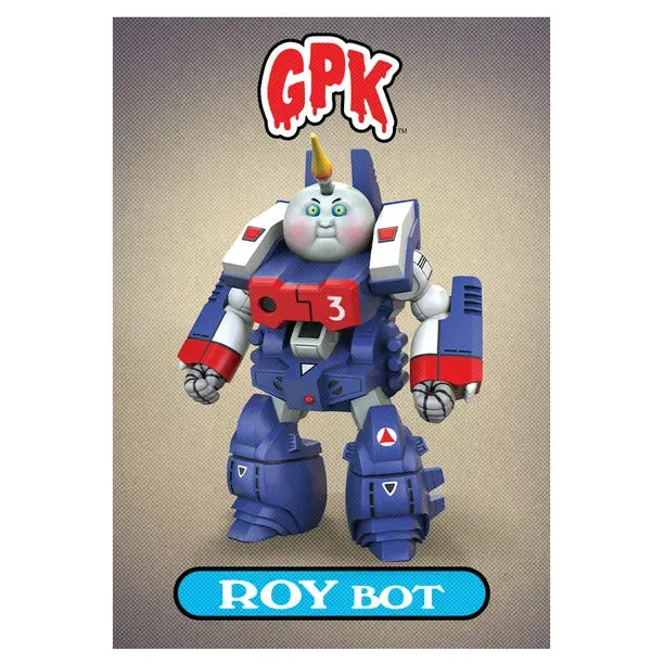 Garbage Pail Kids Roy Bot 4" Collectible Figure Includes Exclusive Collector Card