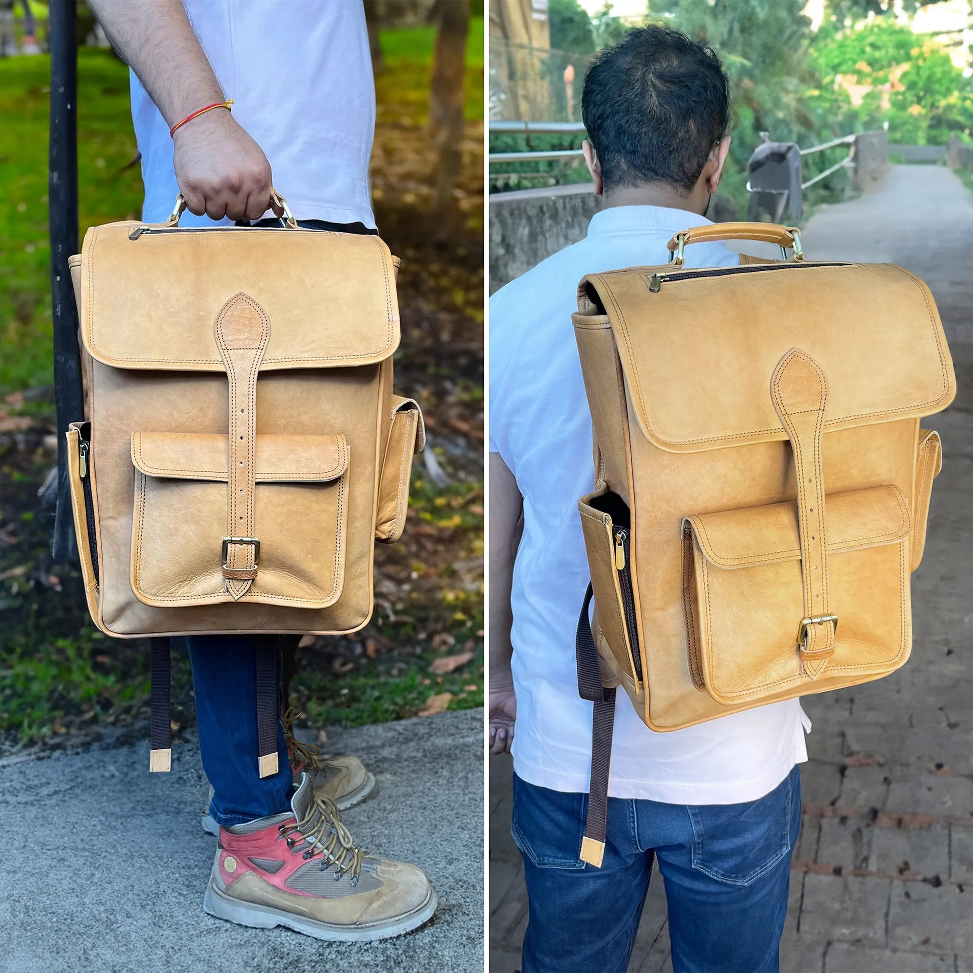 Genuine Leather Backpack Bag