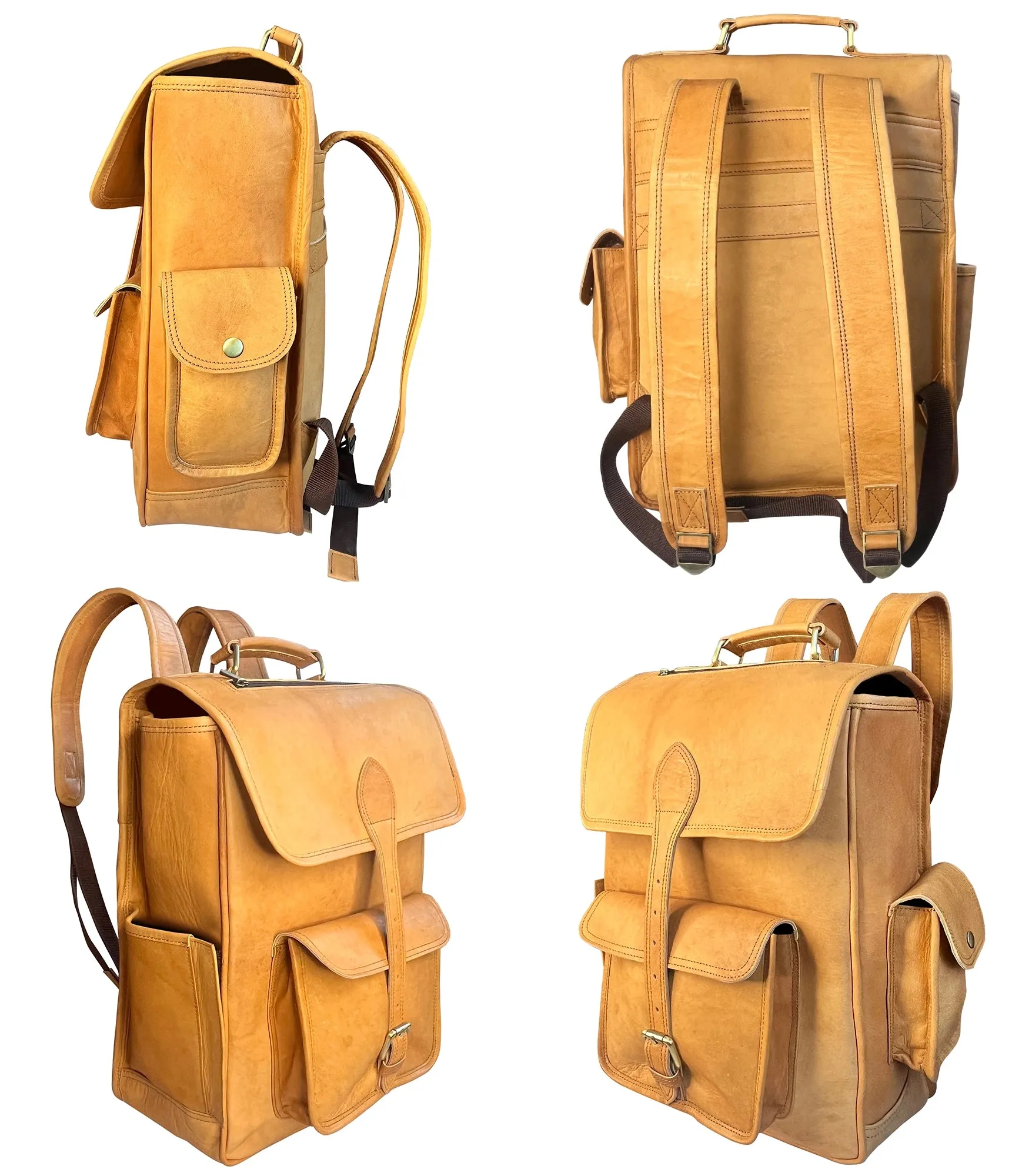 Genuine Leather Backpack Bag