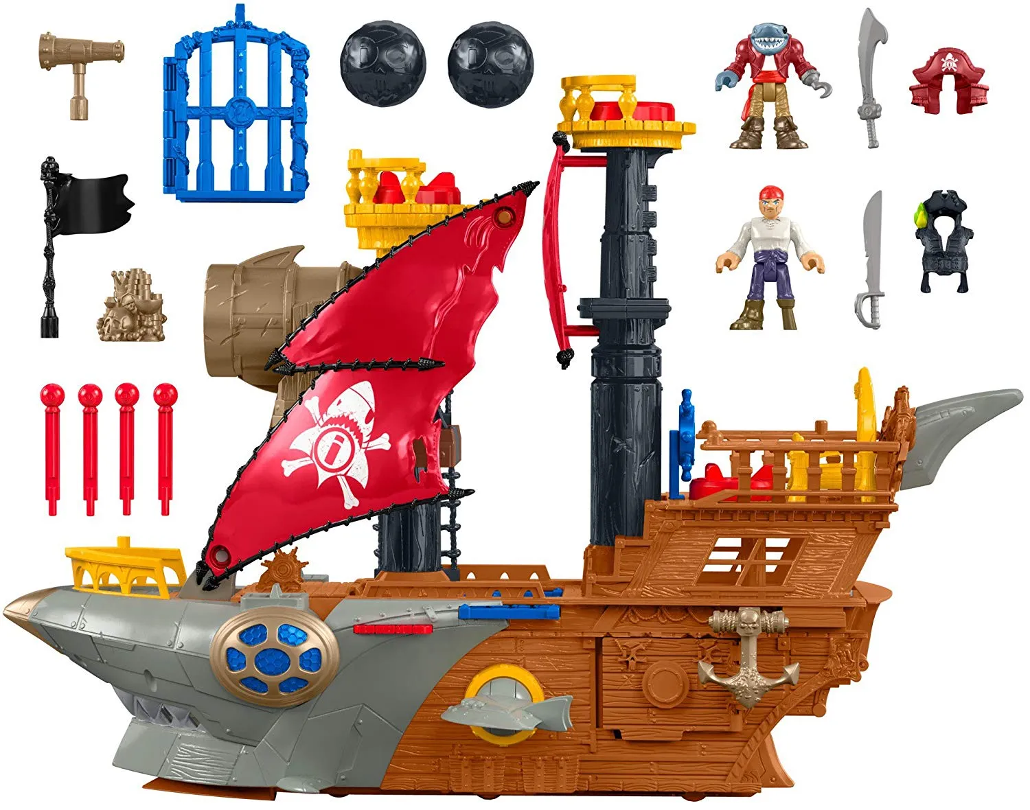 Imaginext Shark Bite Pirate Ship