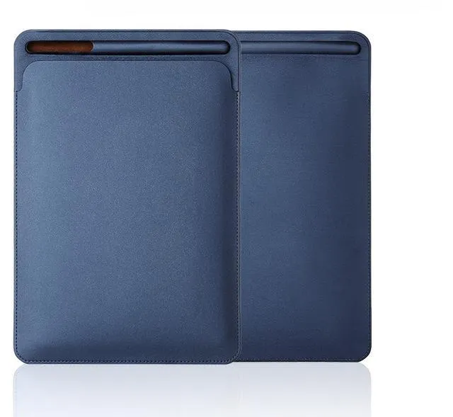 iPad Pro 12.9 leather Sleeve Case  Pouch Bag Cover with Pencil Slot