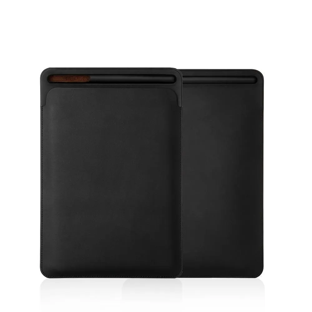 iPad Pro 12.9 leather Sleeve Case  Pouch Bag Cover with Pencil Slot