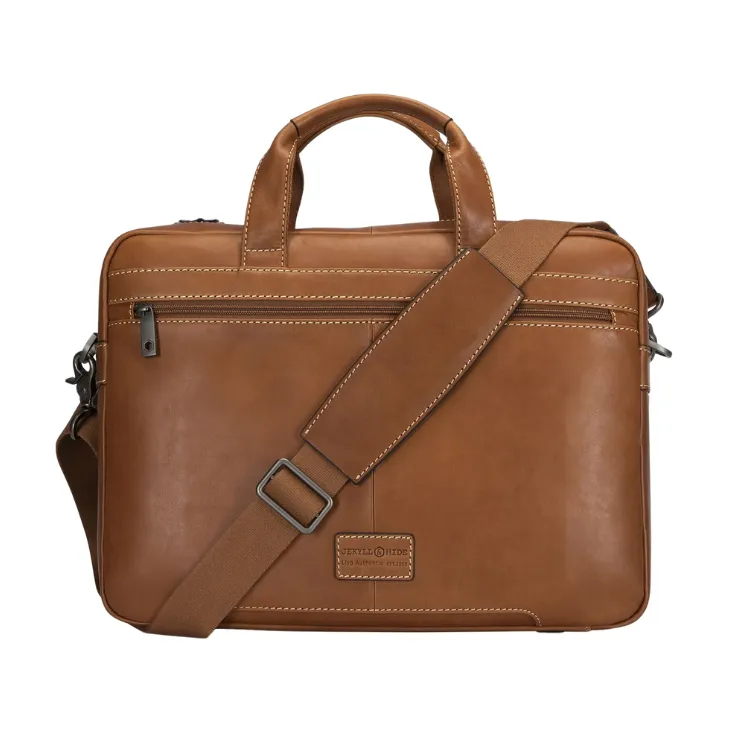 Jekyll & Hide Medium Laptop Briefcase - Colt