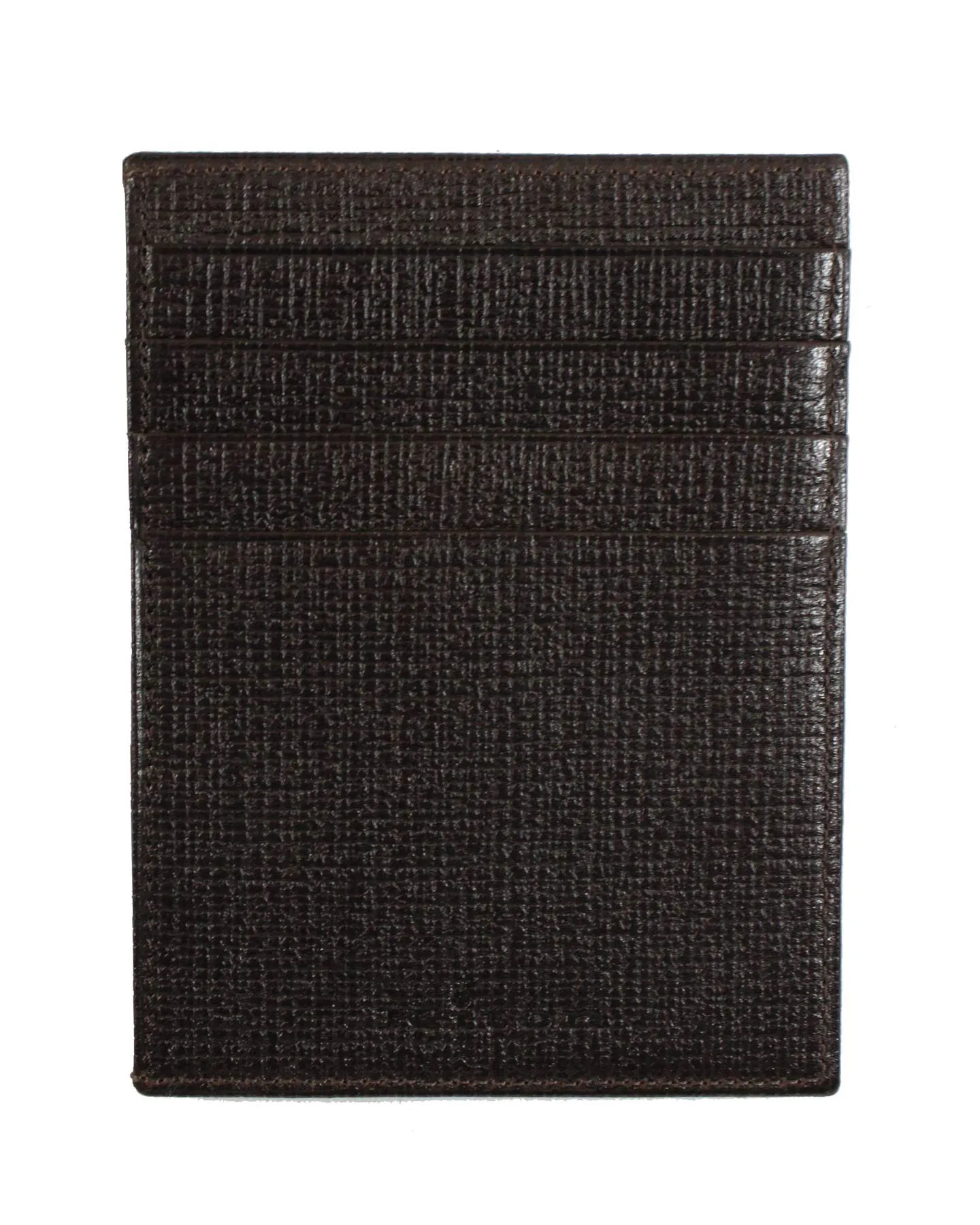 Kiton Men Credit Card Holder - Brown Leather Wallet SALE