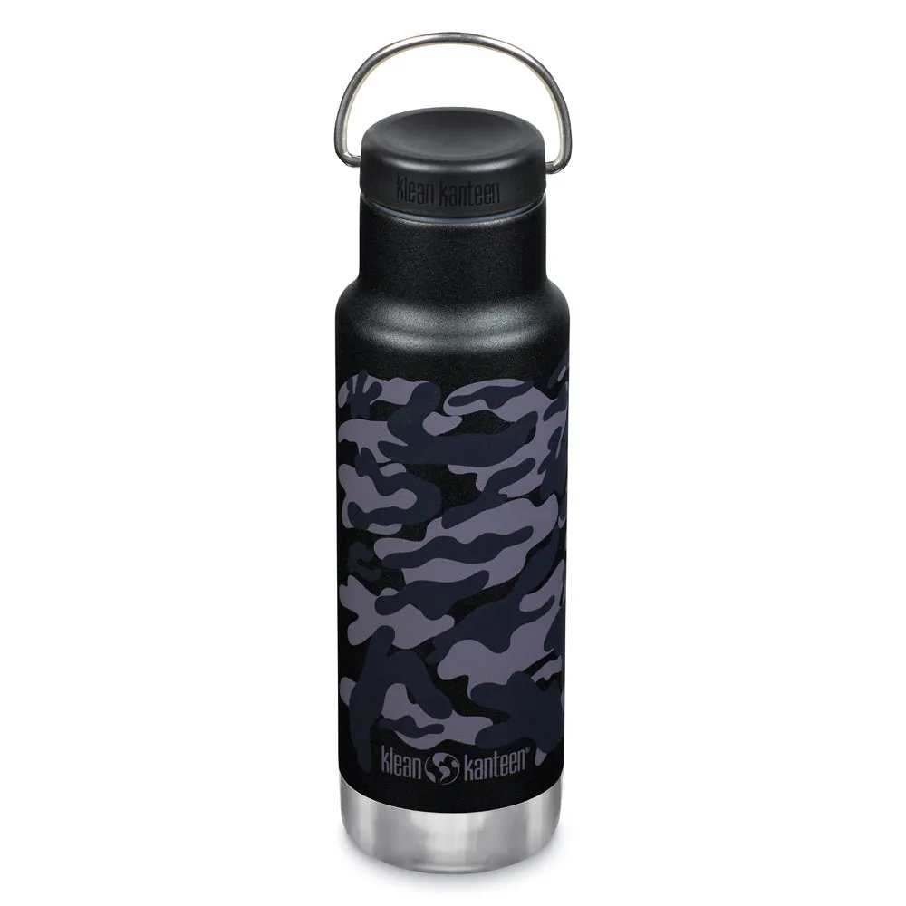 Klean Kanteen 12oz Insulated Classic Narrow Loop - Black Camo Offer