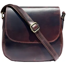 Leather Shoulder Bag Crossbody Saddle Women Purse