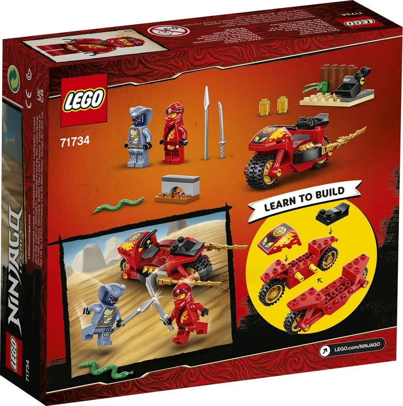 LEGO 71734 Ninjago Kai's Balde Cycle