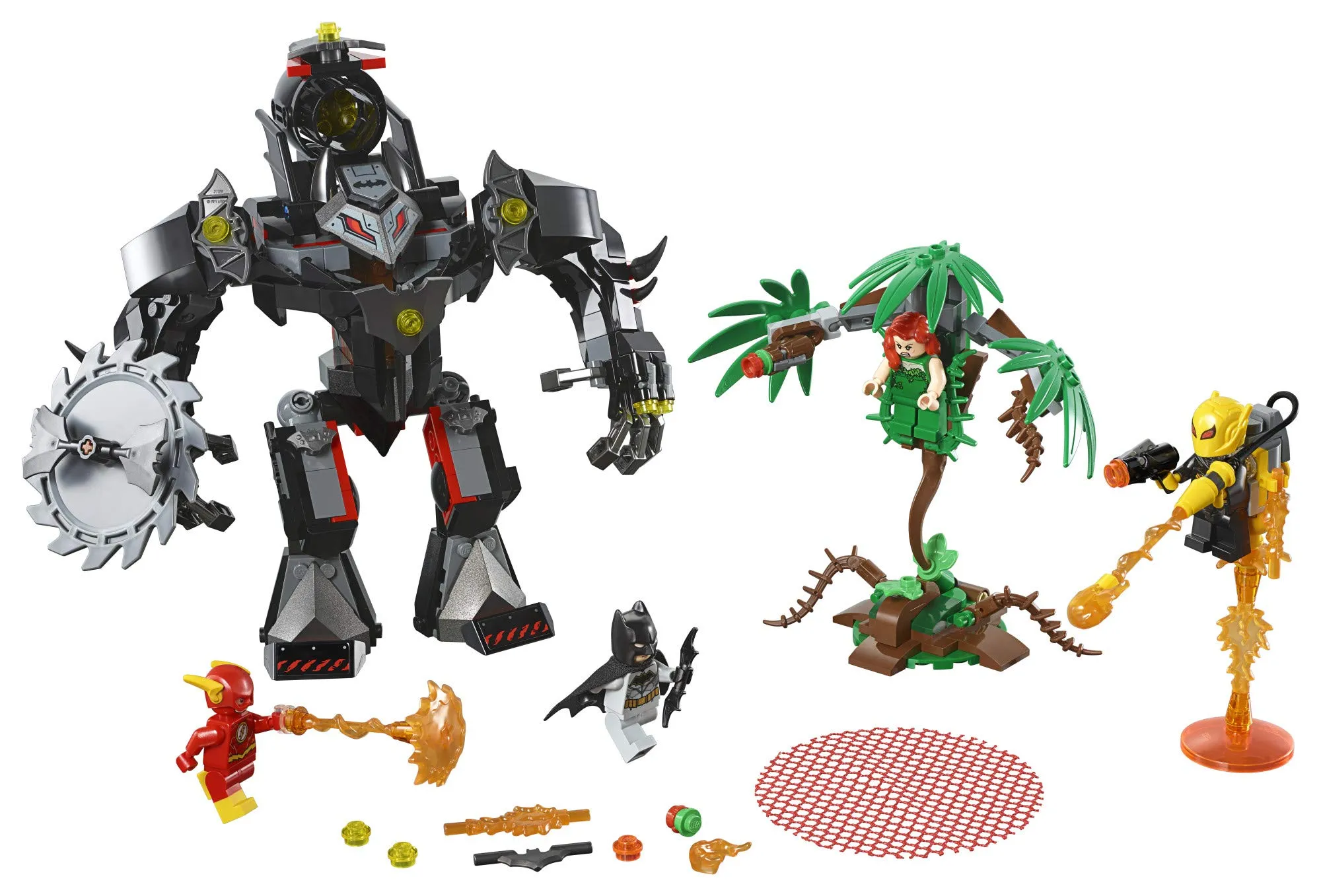 LEGO DC Batman: Batman Mech vs. Poison Ivy Mech 76117 Building Kit , New 2019 (375 Pieces)