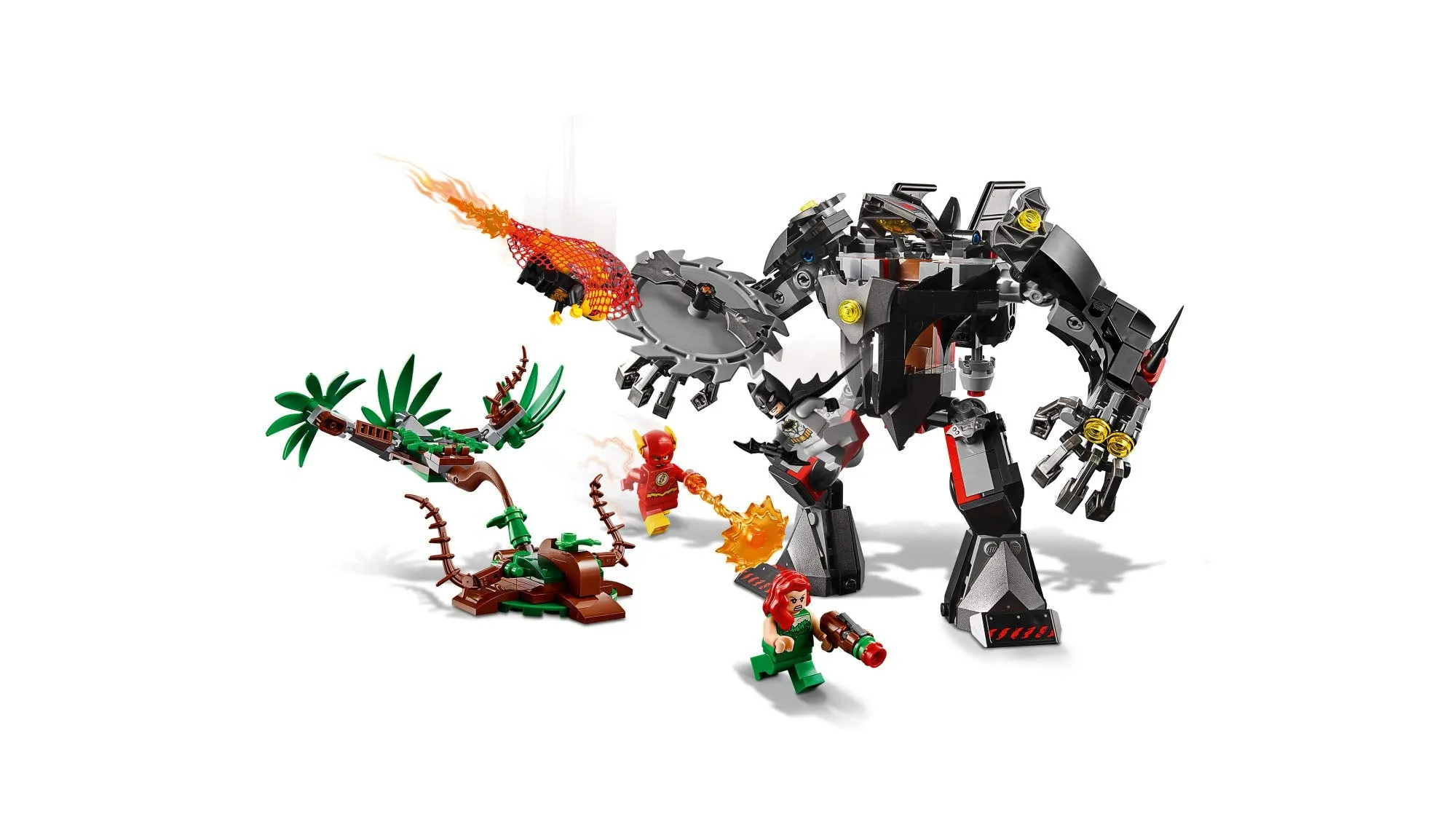 LEGO DC Batman: Batman Mech vs. Poison Ivy Mech 76117 Building Kit , New 2019 (375 Pieces)