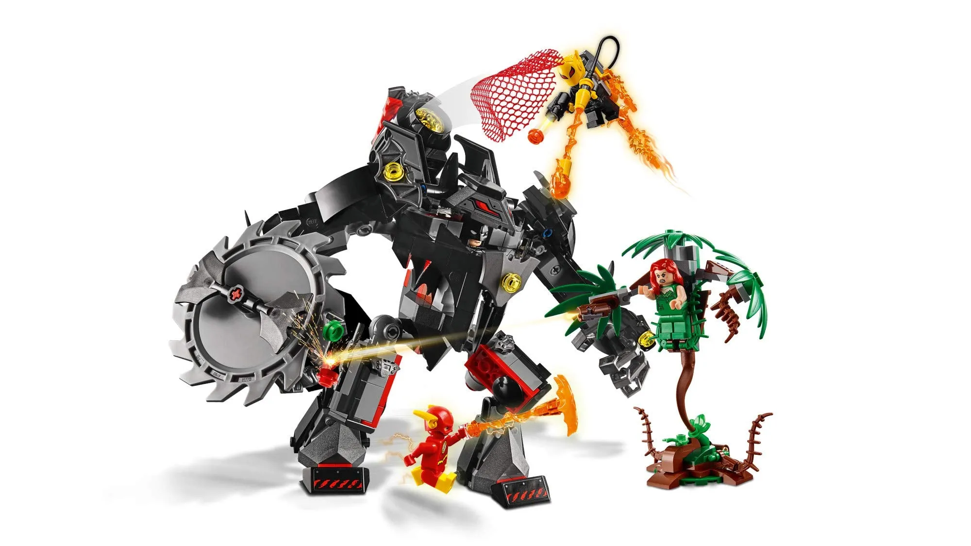 LEGO DC Batman: Batman Mech vs. Poison Ivy Mech 76117 Building Kit , New 2019 (375 Pieces)