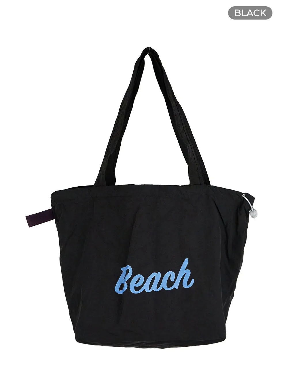 Lettering String Tote Bag OU418