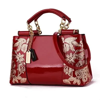 Madison Embroidery Shoulder Bag