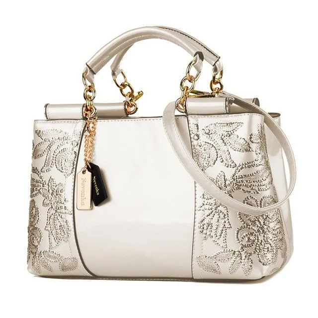 Madison Embroidery Shoulder Bag