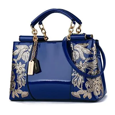 Madison Embroidery Shoulder Bag