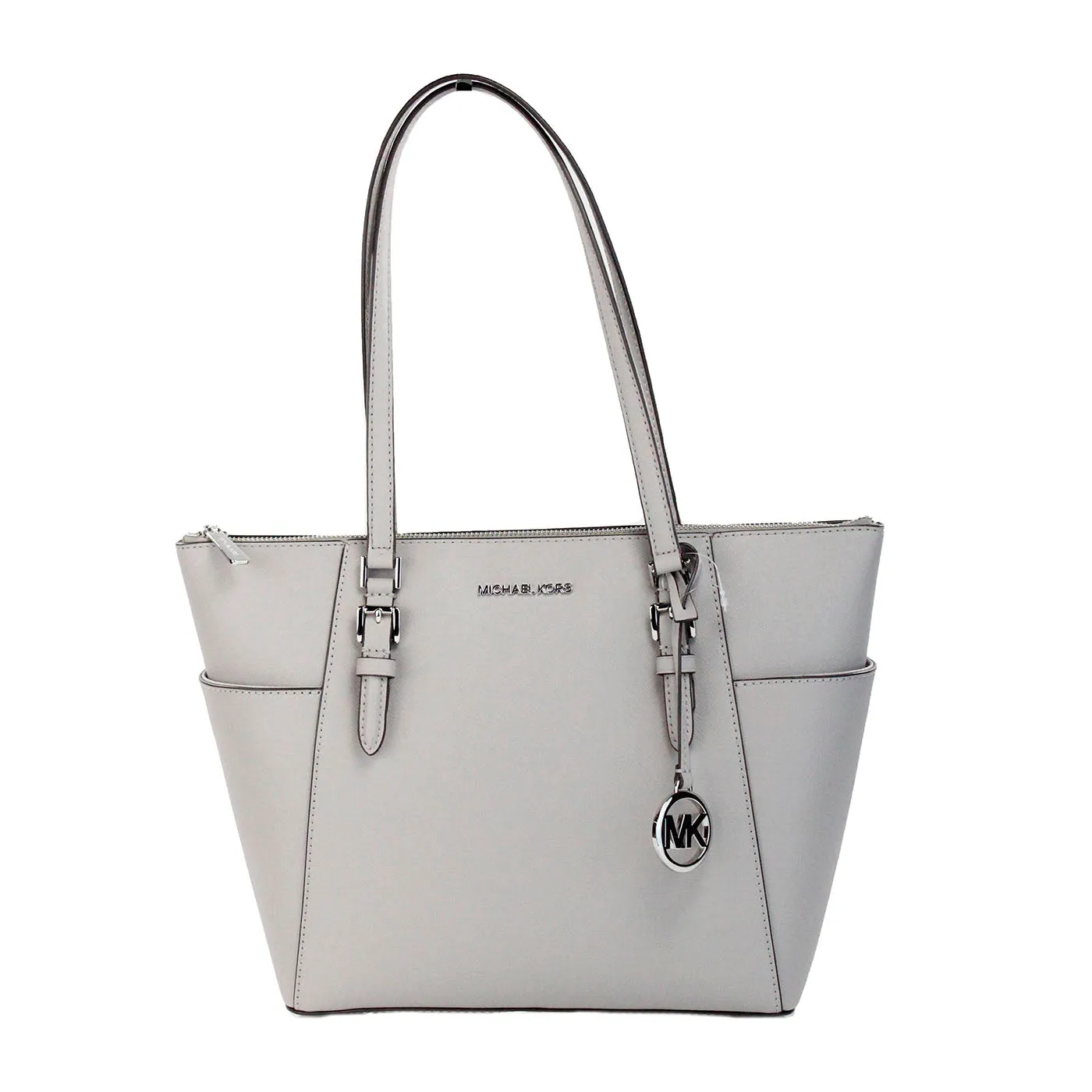 Michael Kors Charlotte Handbag Tote (Pearl Grey)