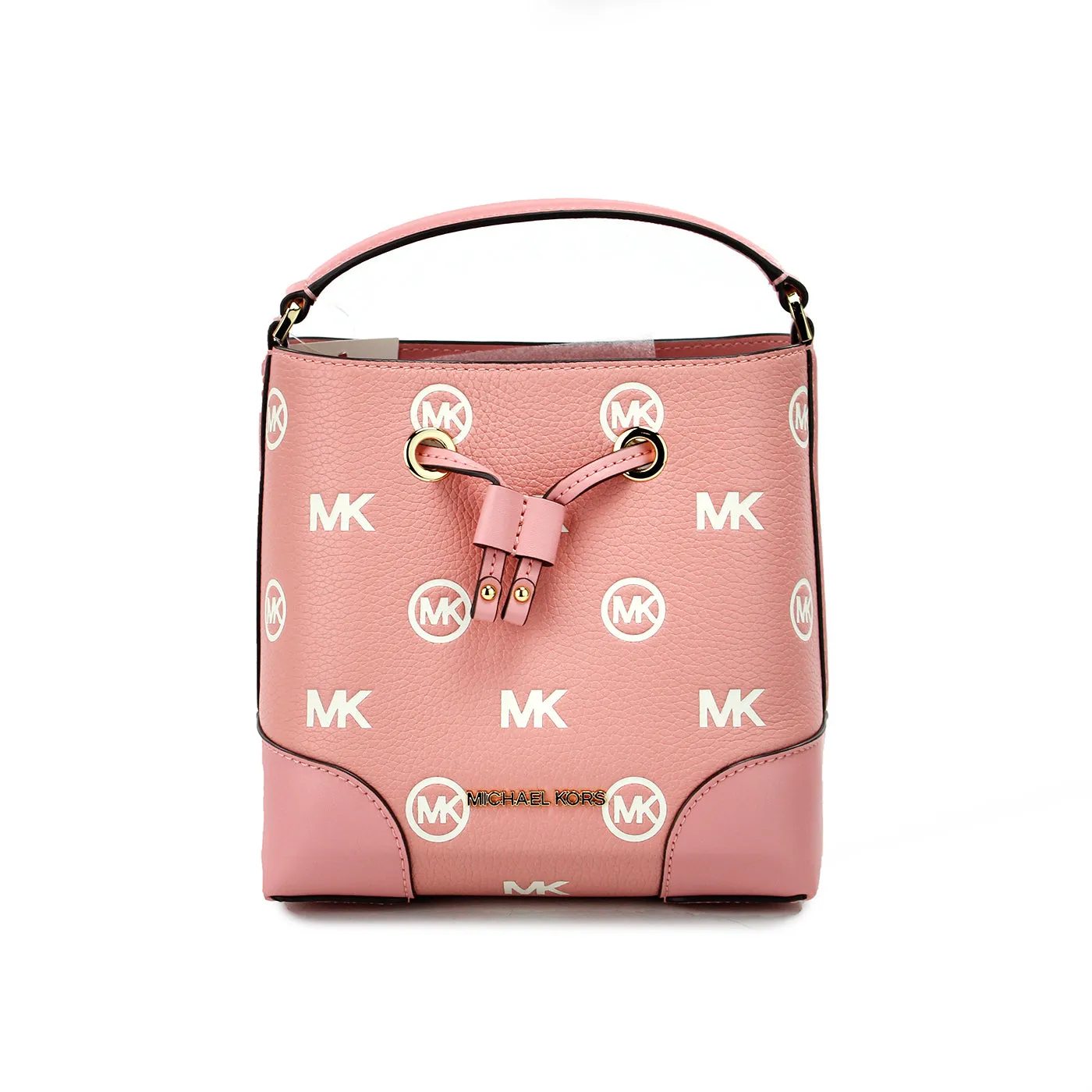 Michael Kors Mercer Small Bucket Drawstring Handbag (Primrose)