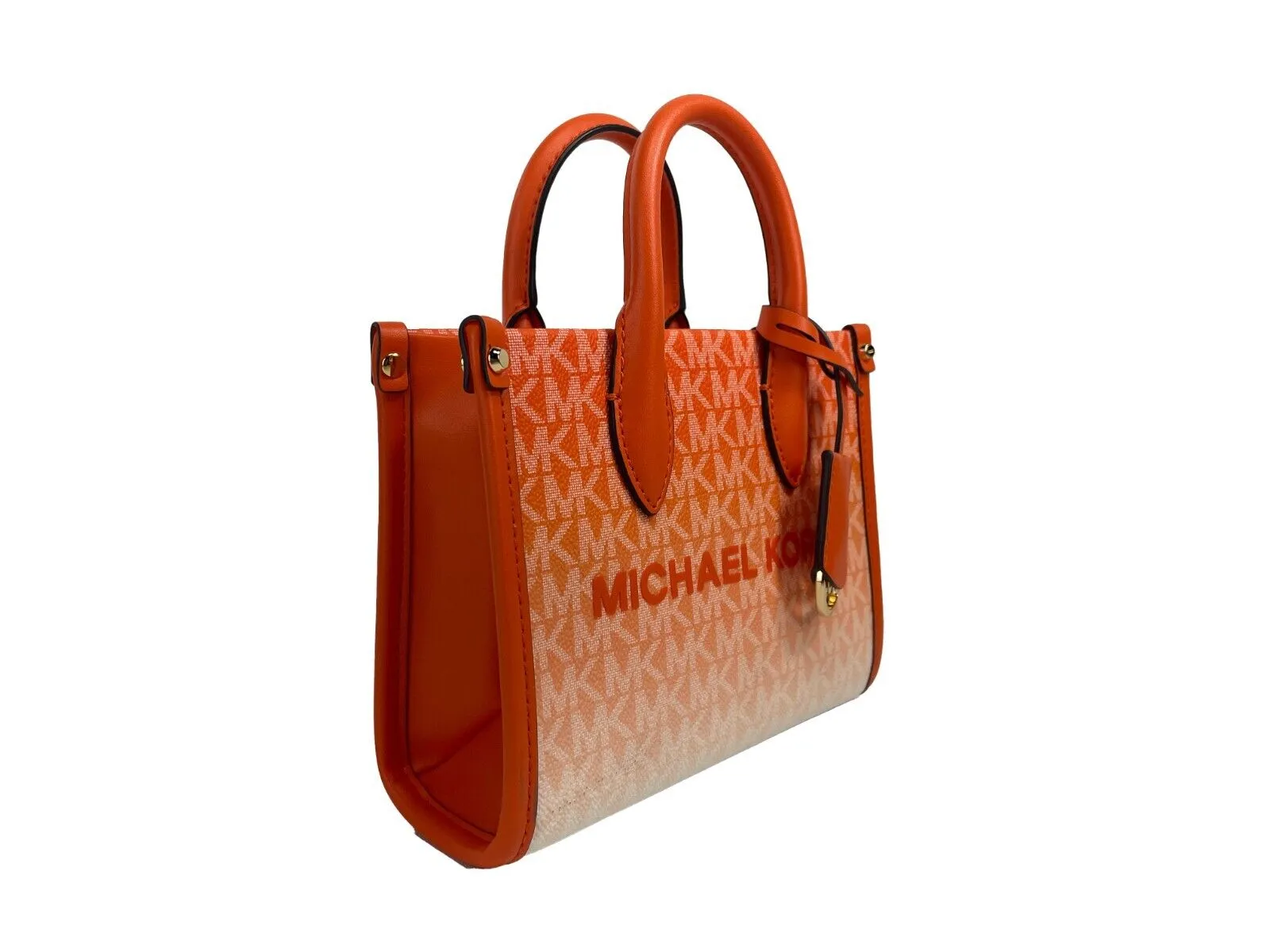 Michael Kors Mirella XS Shopper Tote Crossbody Bag (Poppy)