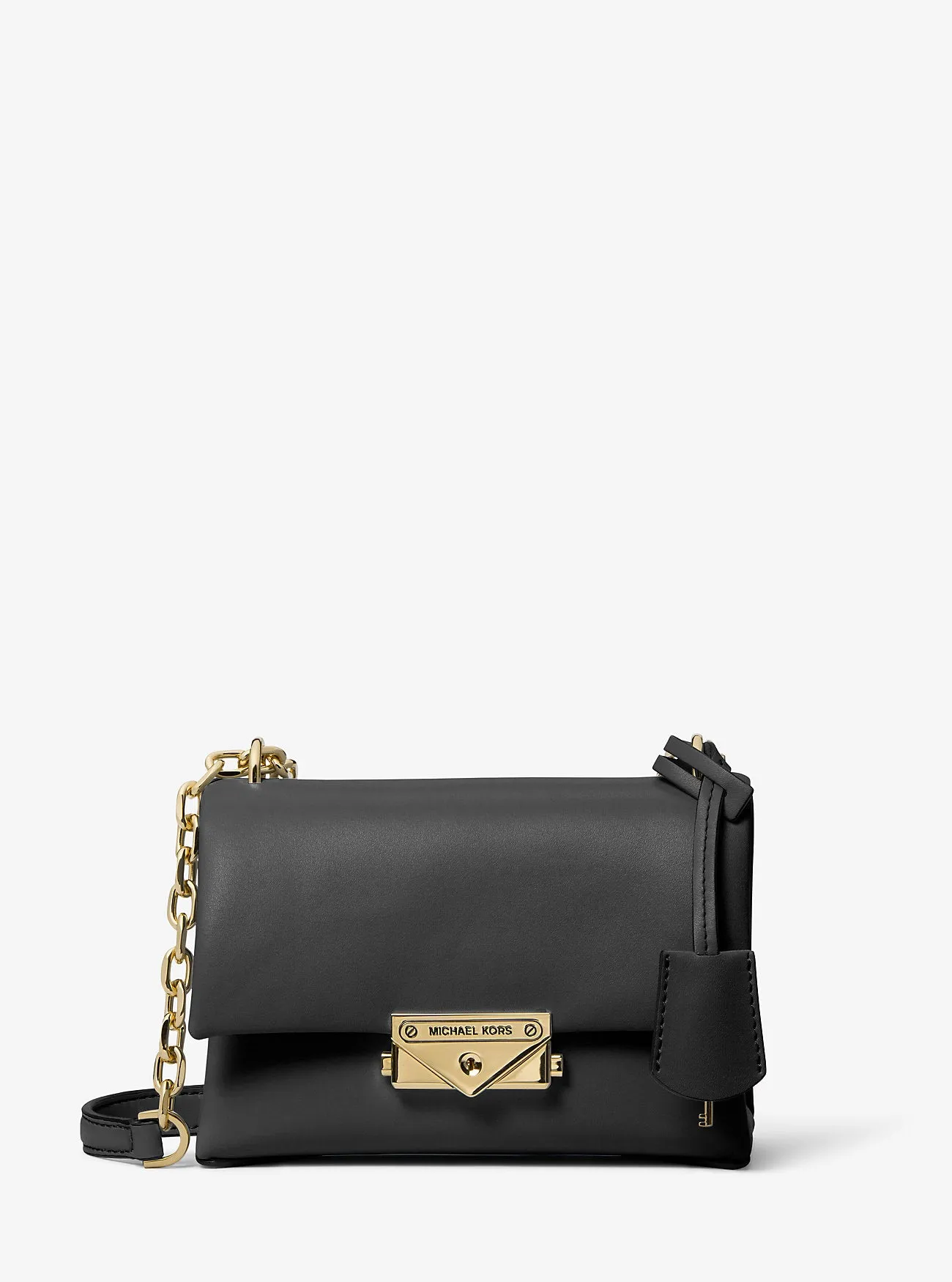 Michael Kors Small Cece Faux Leather Crossbody Bag, Black