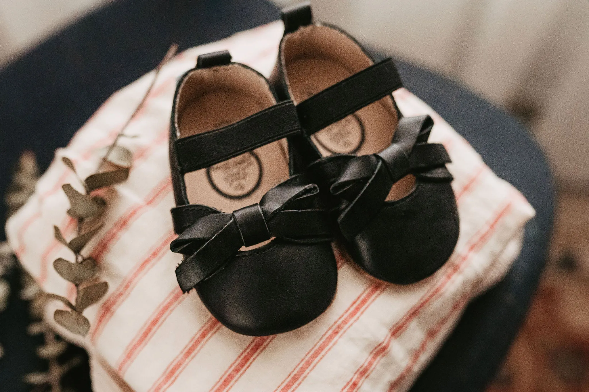 Midnight Black Ballet Flat {premium Leather}